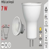 7W SMD LED ÇANAK AMPUL MR16 BEYAZ 1